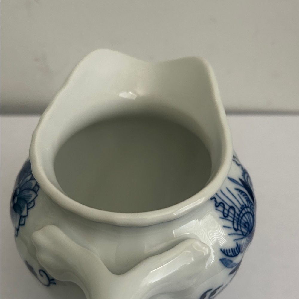 Blue Danube, Floral Porcelain Creamer - Picture 7 of 8